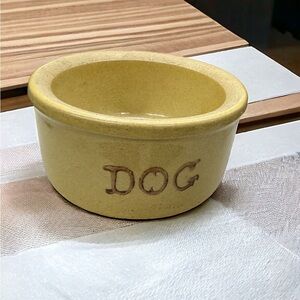 Robinson Ransbottom Pottery Bowl Dog Dish Grinding Bowl Stoneware